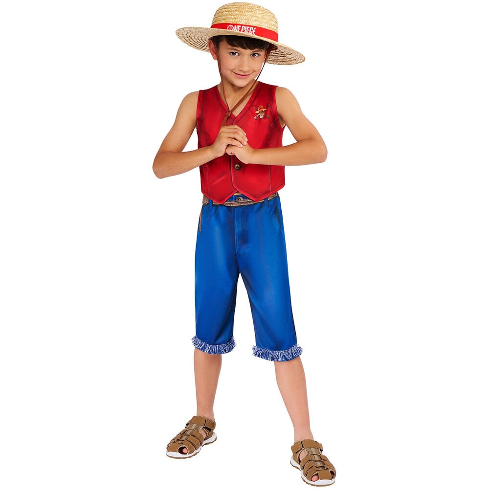 One Piece Luffy Kostuum 7-8 jaar