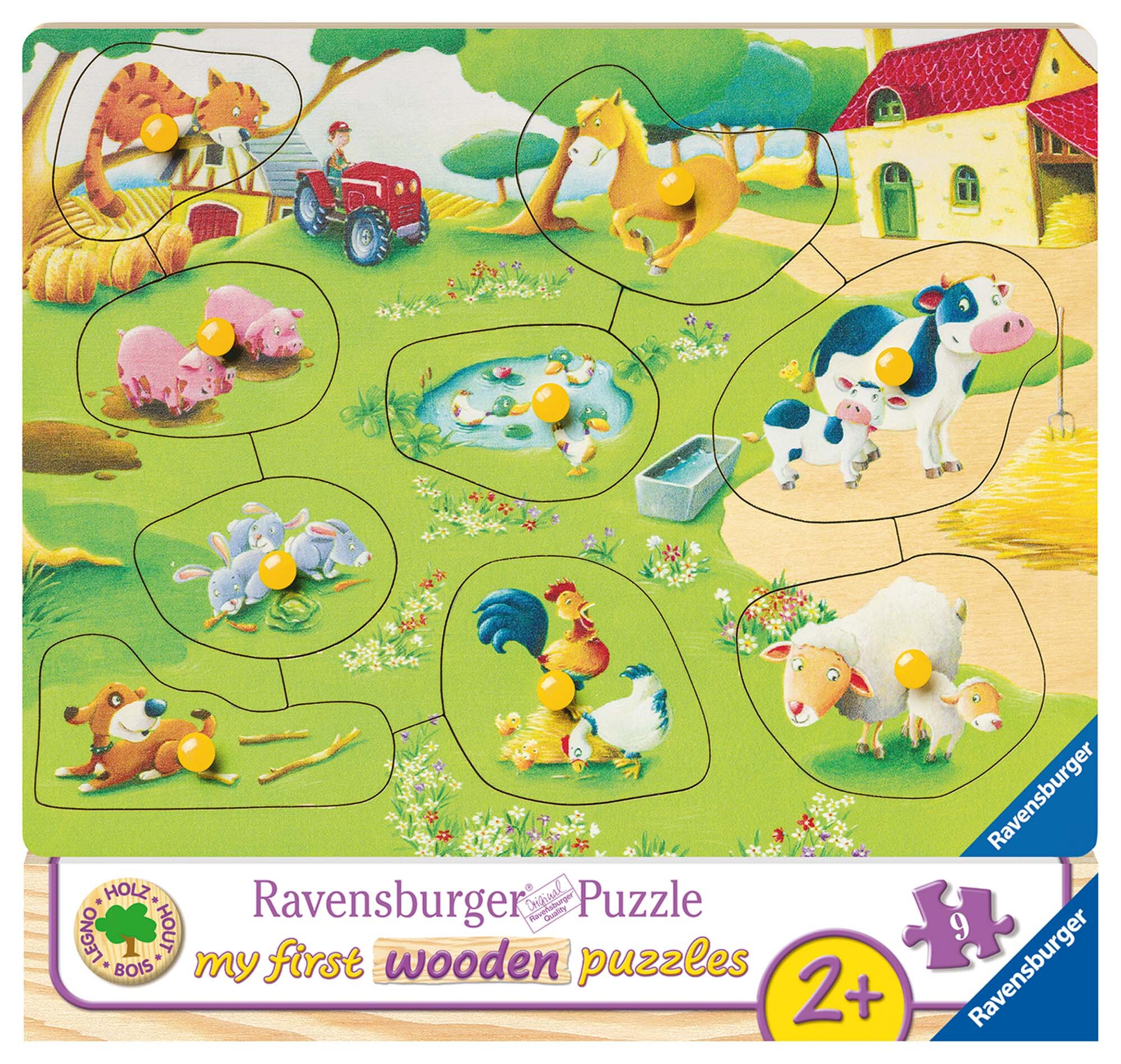 Ravensburger Puzzel - Boerderij 9 stukjes