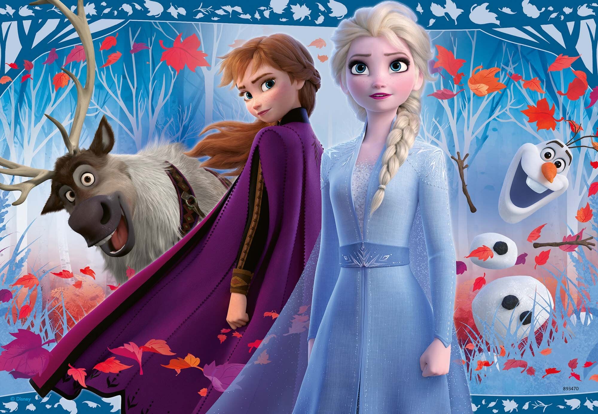 Ravensburger Puzzel - Disney Frozen 2x12 stukjes