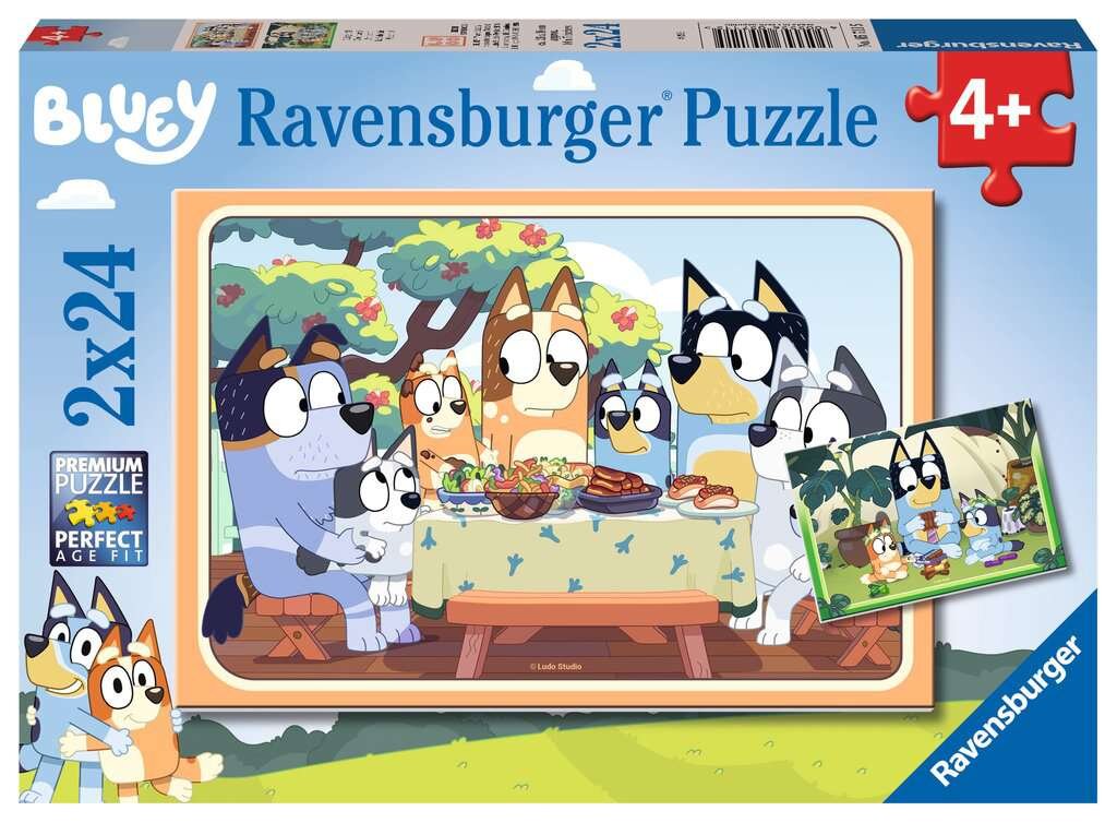 Ravensburger Puzzel - Bluey 2x24 stukjes
