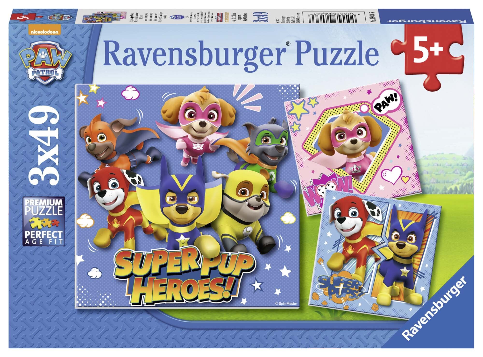 Ravensburger Puzzel - Paw Patrol 3x49 stukjes