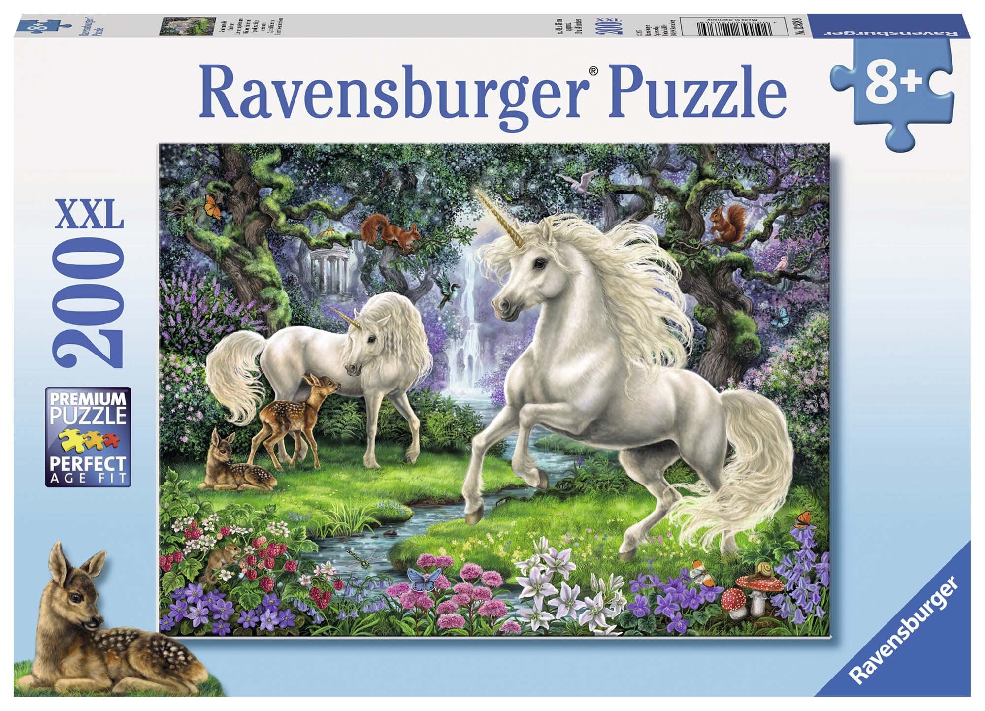 Ravensburger Puzzel - Mysterieuze eenhoorns 200 stukjes XXL