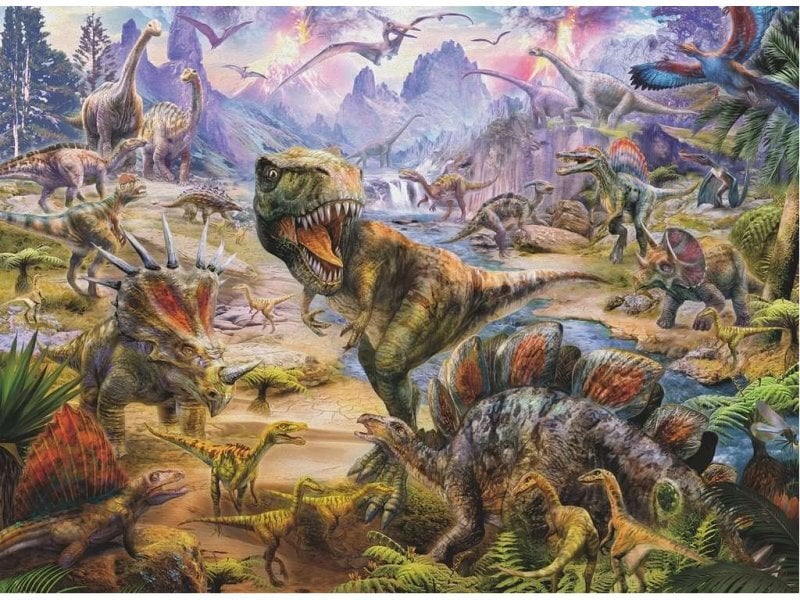 Ravensburger Puzzel - World of Dinosaurs 300 stukjes XXL