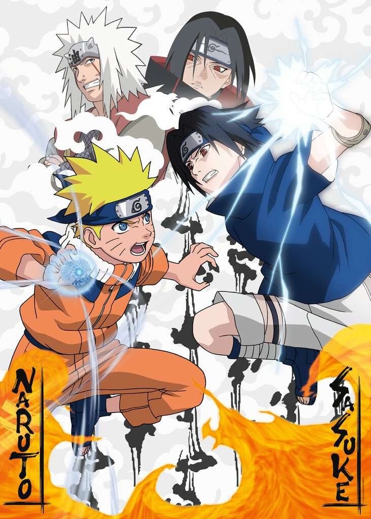 Ravensburger Puzzel - Naruto vs Sasuke 1000 stukjes