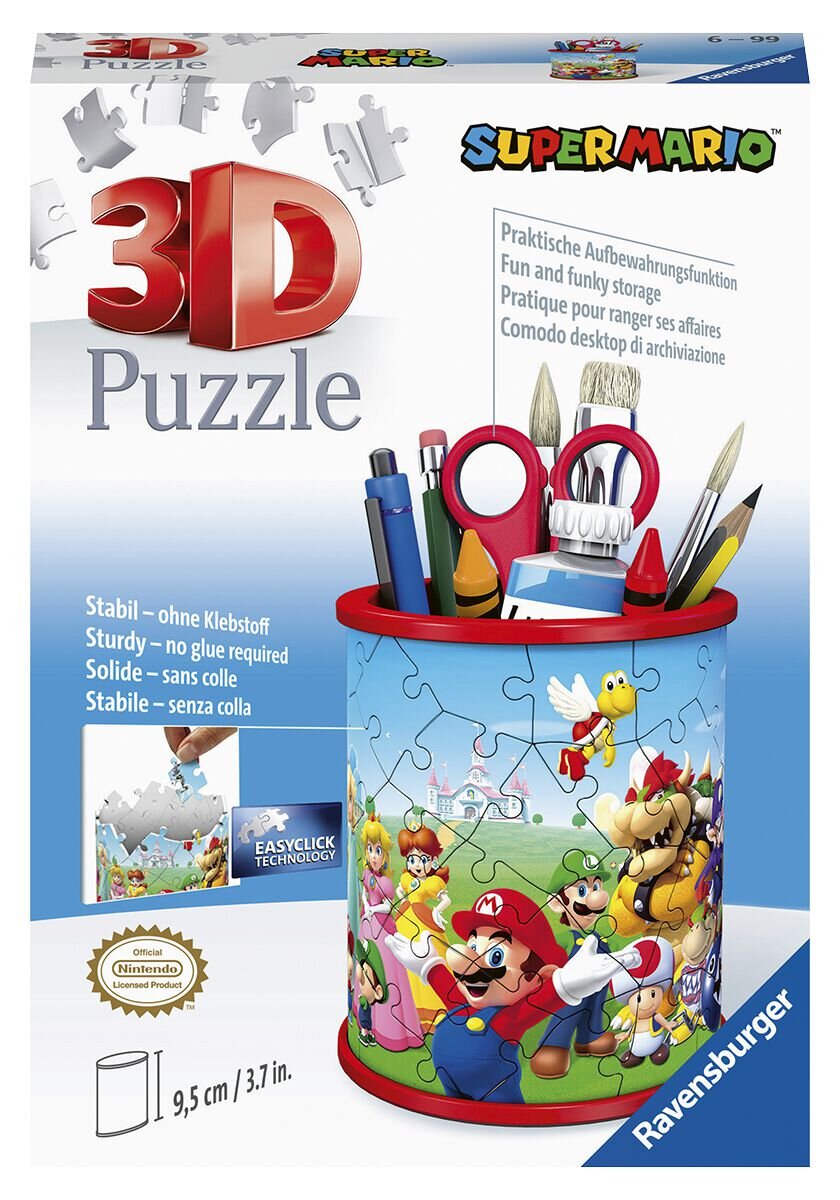 Ravensburger 3D Puzzel - Super Mario Pennenbak 54 stukjes