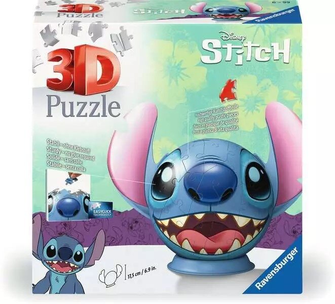 Ravensburger 3D Puzzel - Stitch 77 stukjes