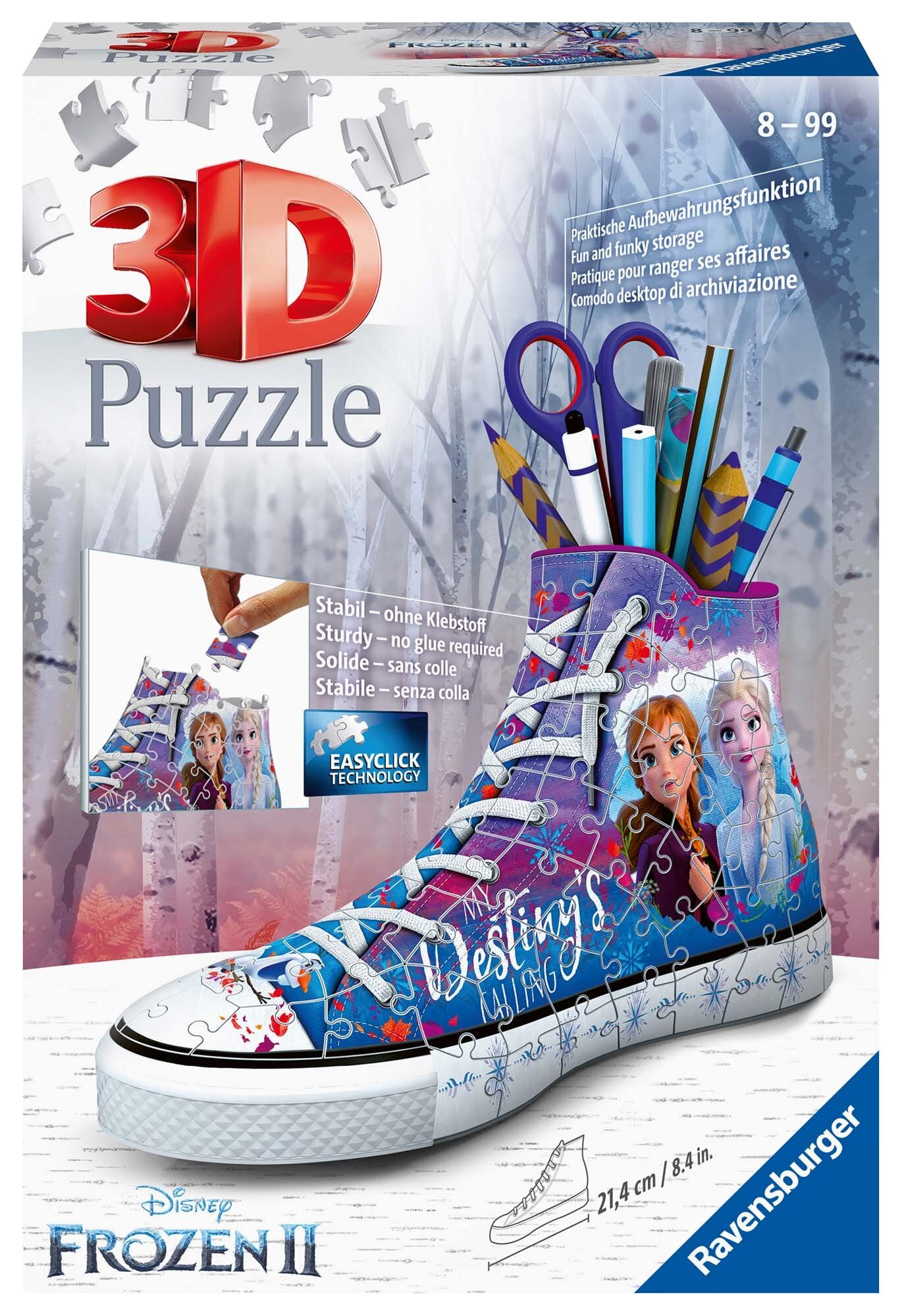 Ravensburger 3D Puzzel - Disney Frozen 2 sneaker 108 stukjes