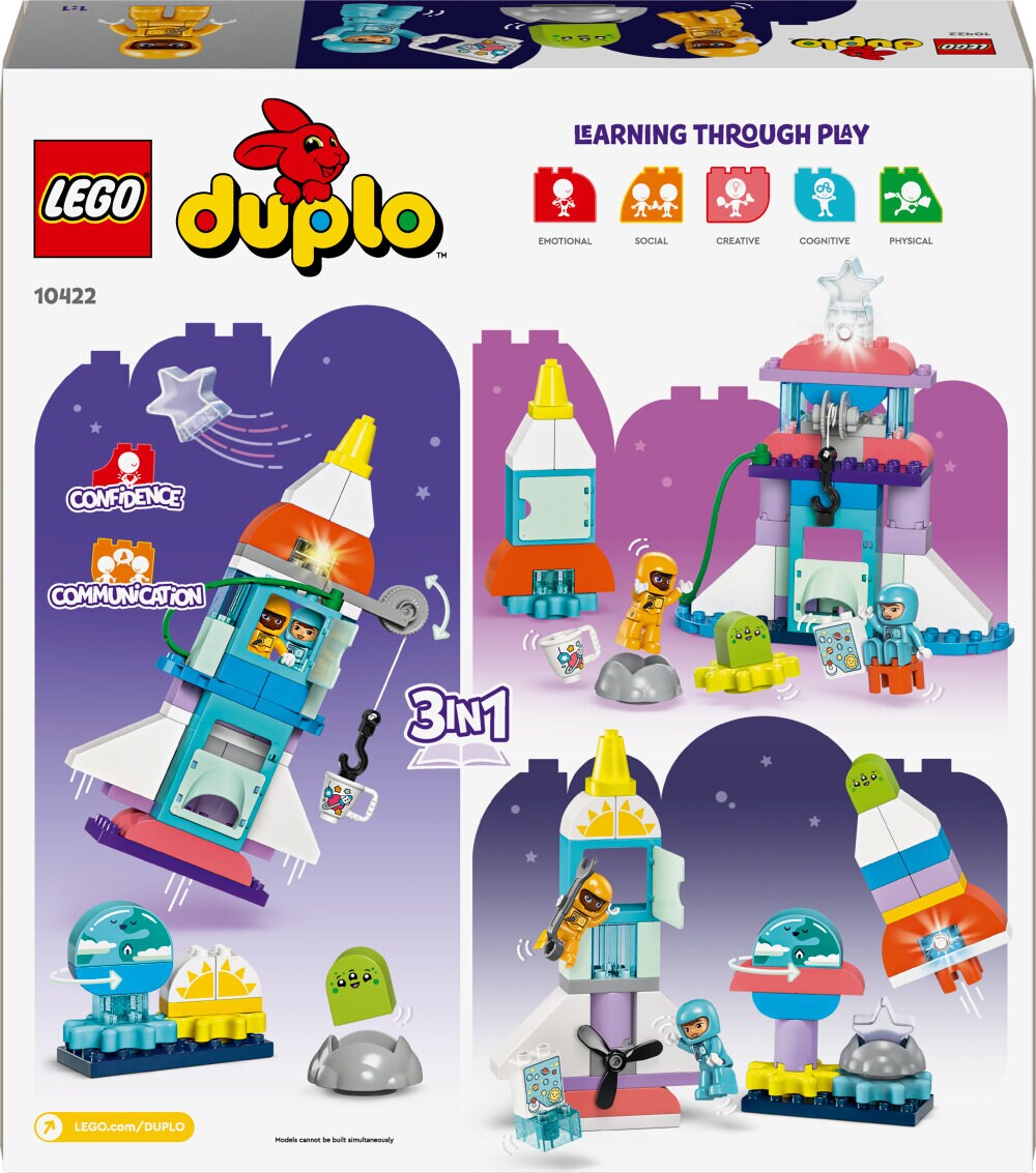 LEGO Duplo - 3-in-1 ruimteavontuur 3+