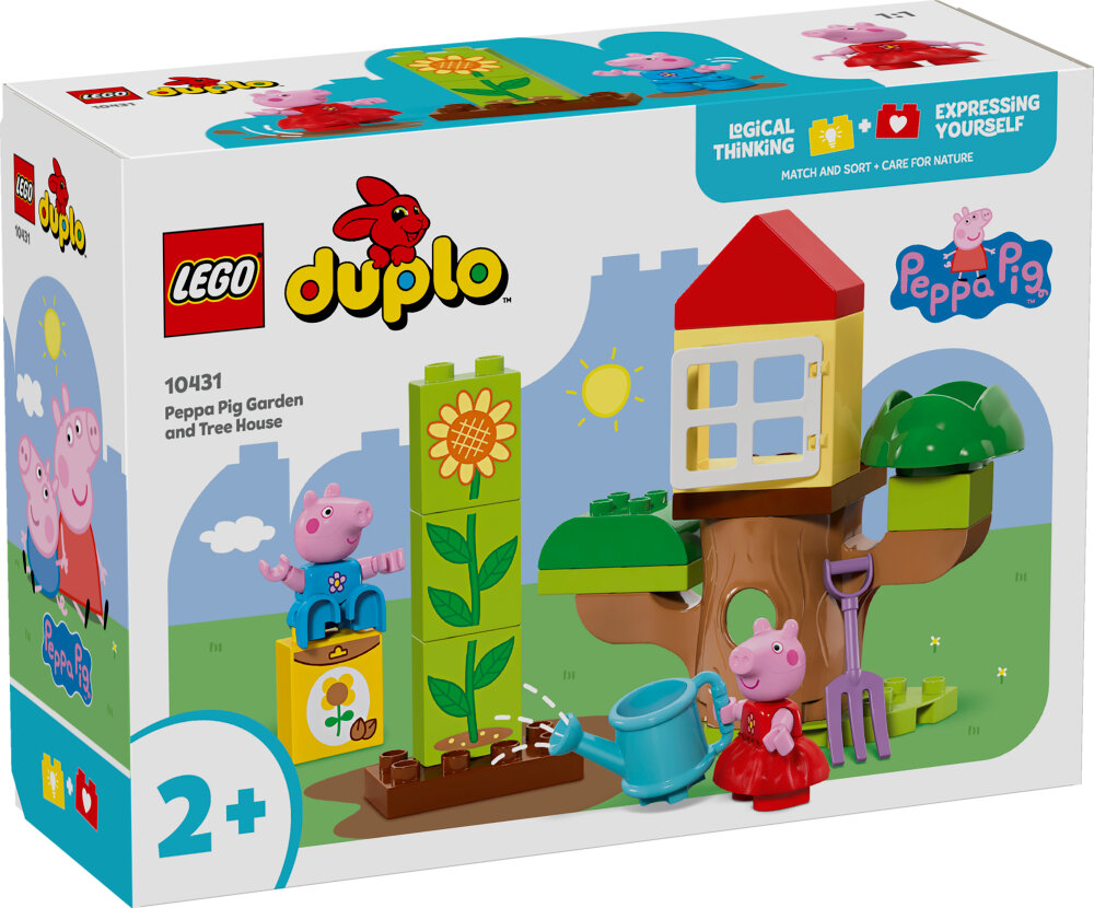 LEGO Peppa Pig - Peppa Big tuin en boomhut 2+