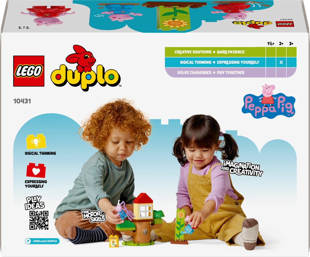 LEGO Peppa Pig - Peppa Big tuin en boomhut 2+