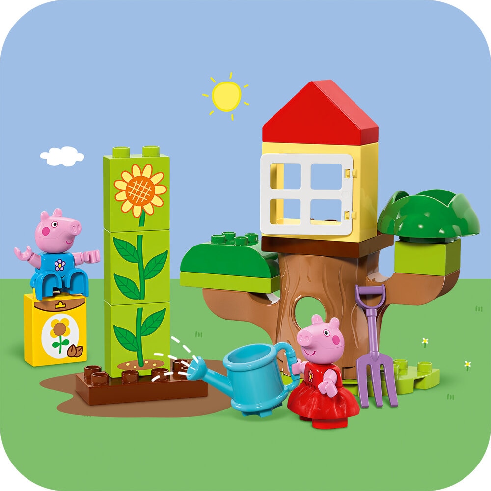 LEGO Peppa Pig - Peppa Big tuin en boomhut 2+