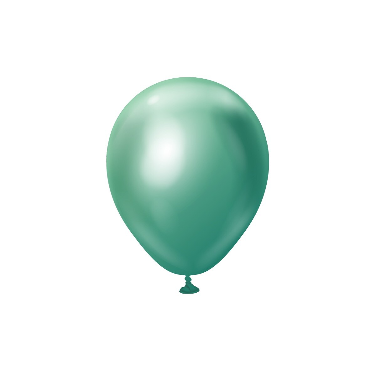 Ballonnen - Groen Chroom 13 cm 25 stuks