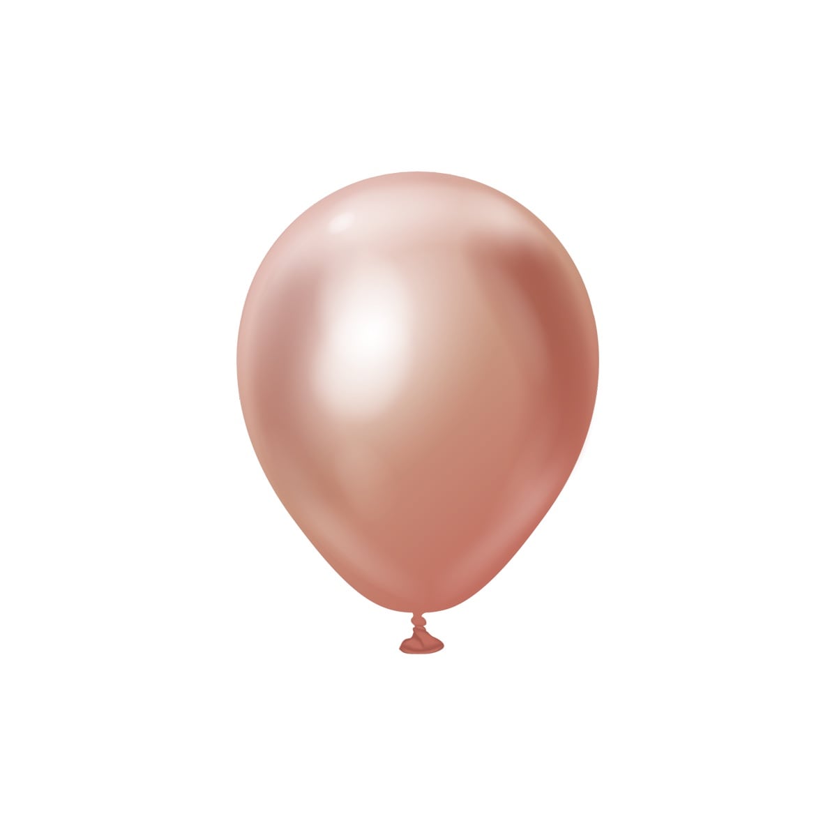 Ballonnen - Roségoud Chroom 13 cm 25 stuks