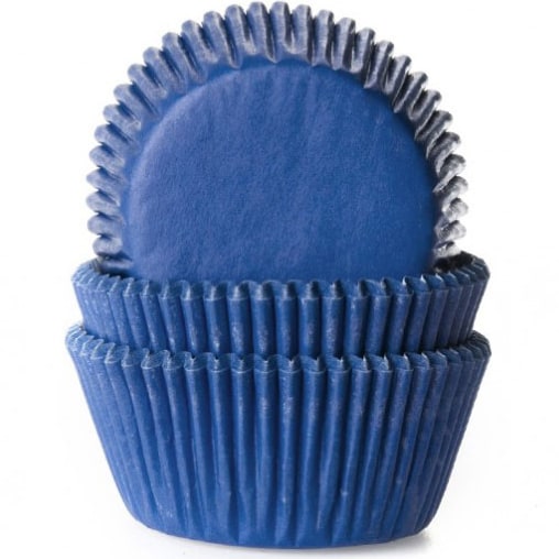 Muffinvormpjes - Donkerblauw 50 stuks