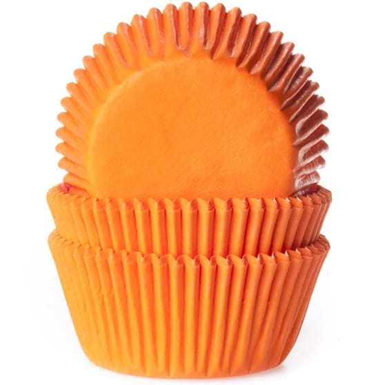 Muffinvormpjes - Oranje 50 stuks