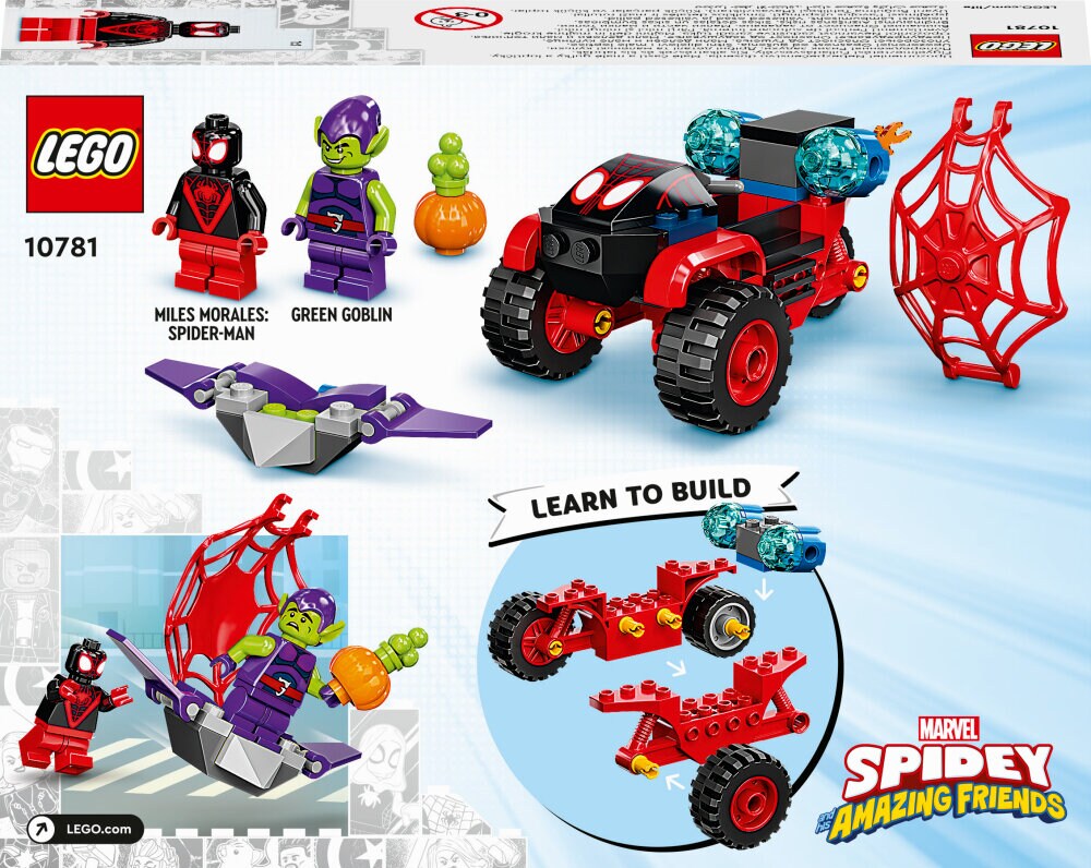 LEGO Marvel - Miles Morales: Spider-Mans tech driewieler 4+
