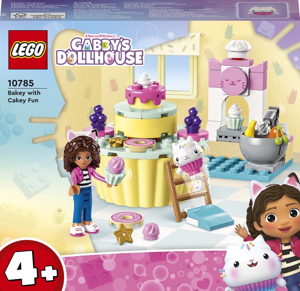 LEGO Gabby's Dollhouse - Cakey's creaties 4+