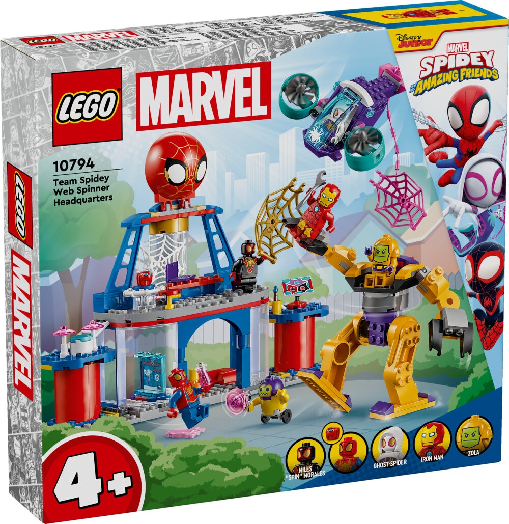 LEGO Marvel - Team Spidey webspinner hoofdkwartier 4+