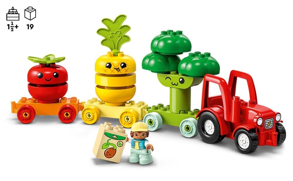 LEGO Duplo - Fruit- en Groentetractor 1+