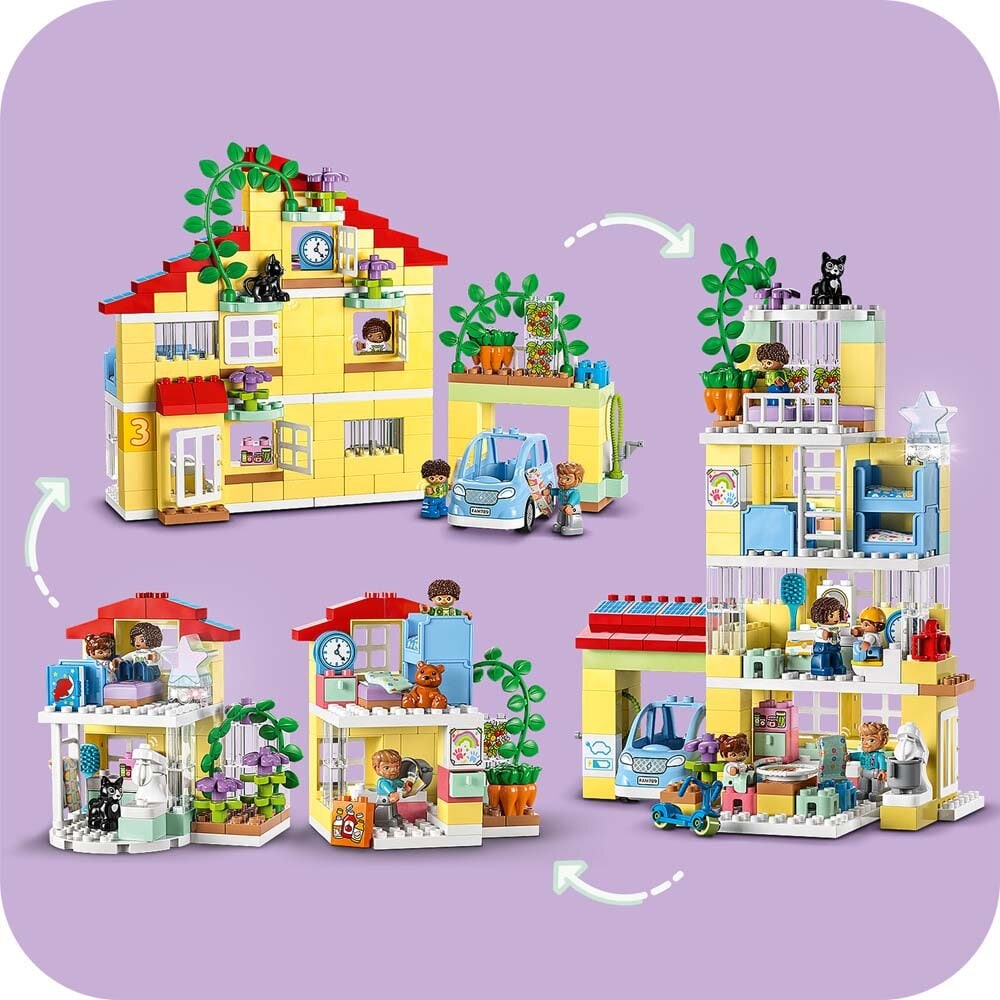 LEGO Duplo - 3in1 Familiehuis 3+