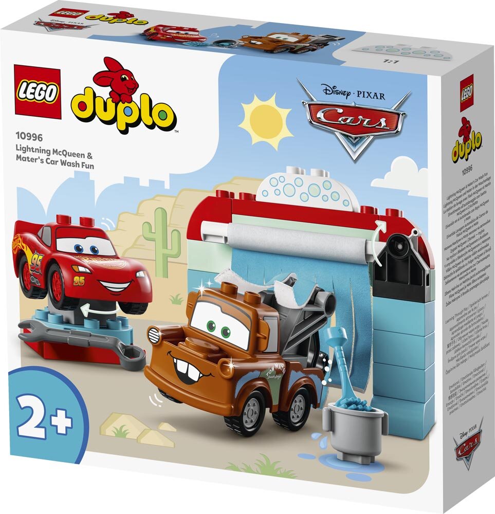 LEGO Duplo - Bliksem McQueen & Takel wasstraatpret 2+