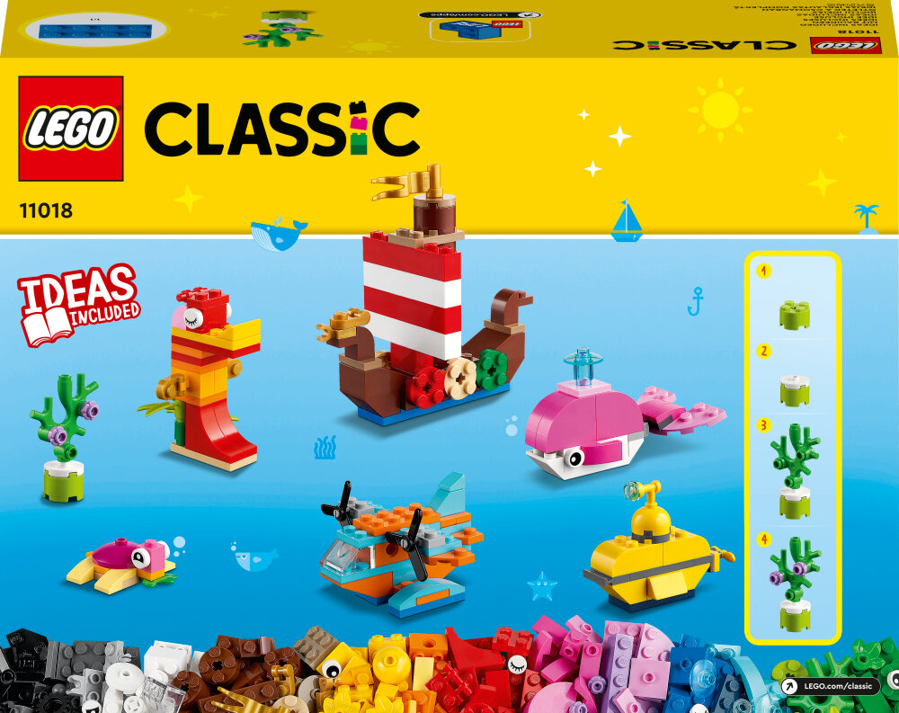 LEGO Classic - Creatief zeeplezier 4+