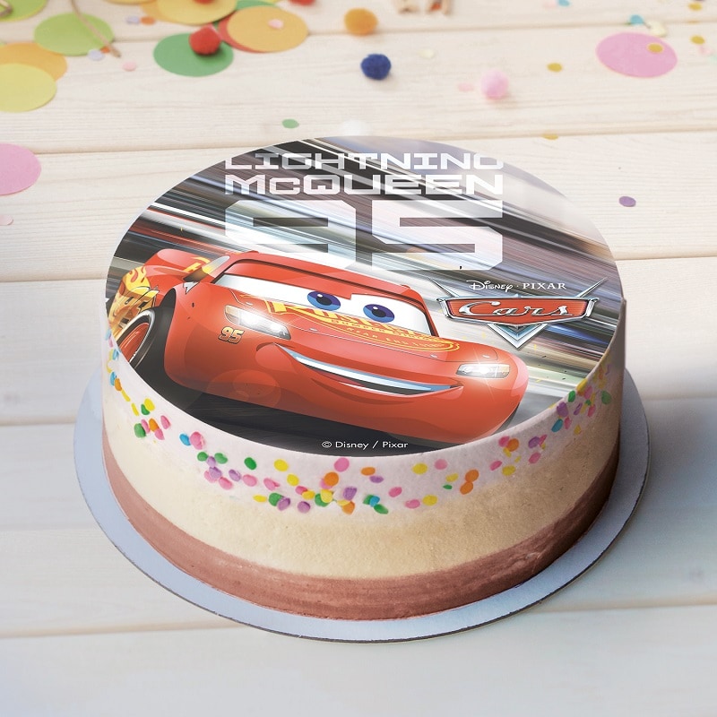 Taartprint Disney Cars - Ouwel 20 cm