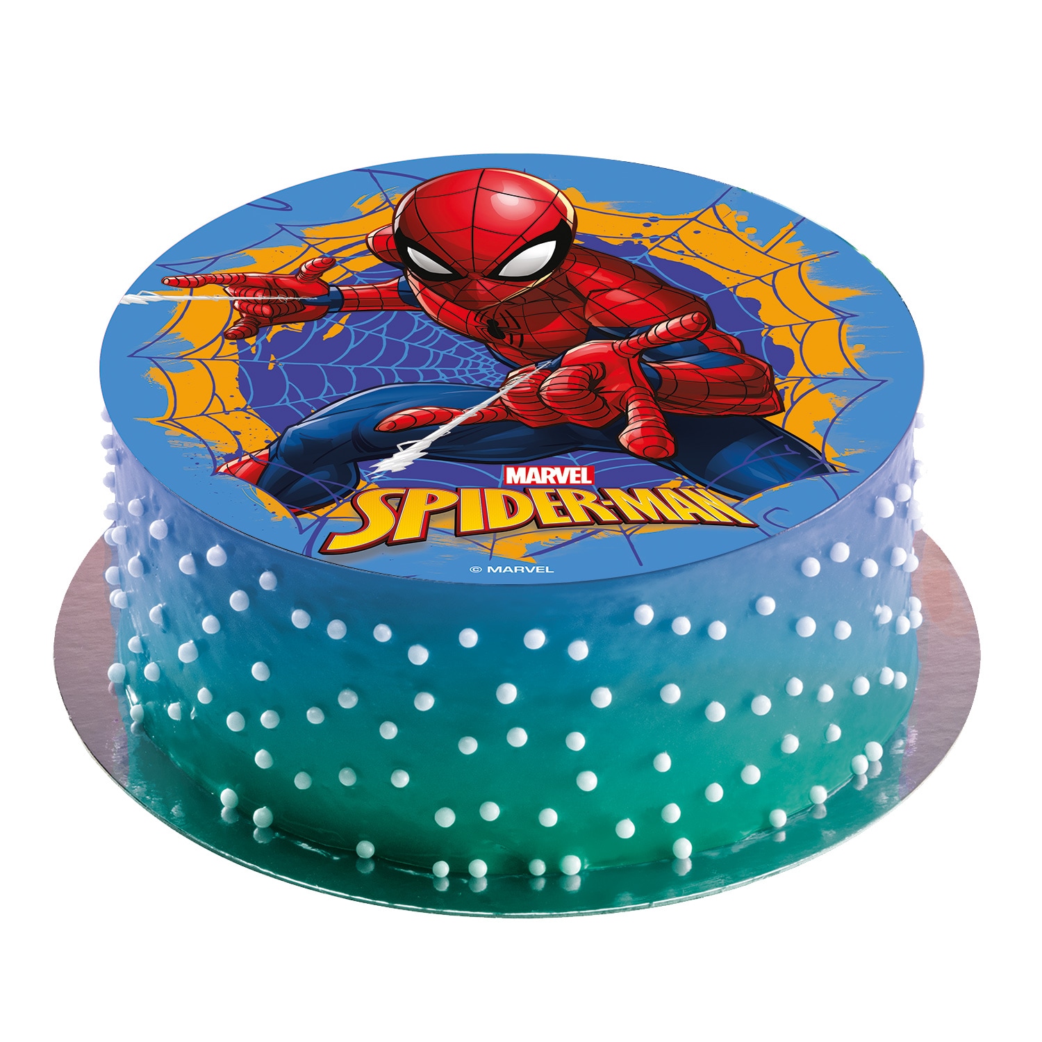 Taartprint Spiderman - Ouwel 20 cm