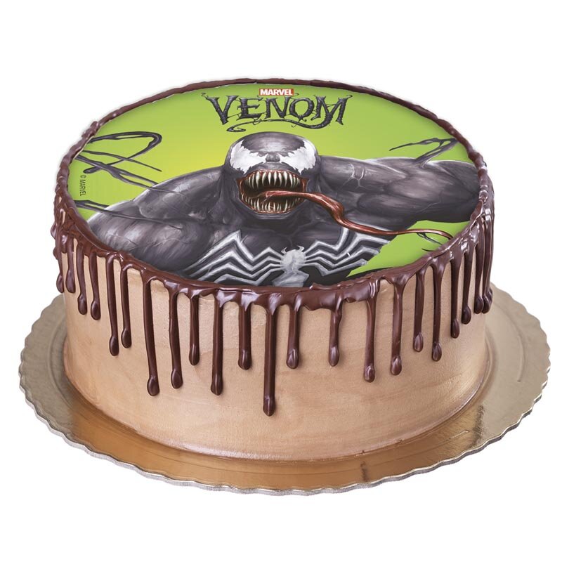Taartprint Venom - Ouwel 20 cm
