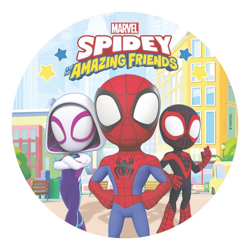 Taartprint Spidey - Ouwel 20 cm