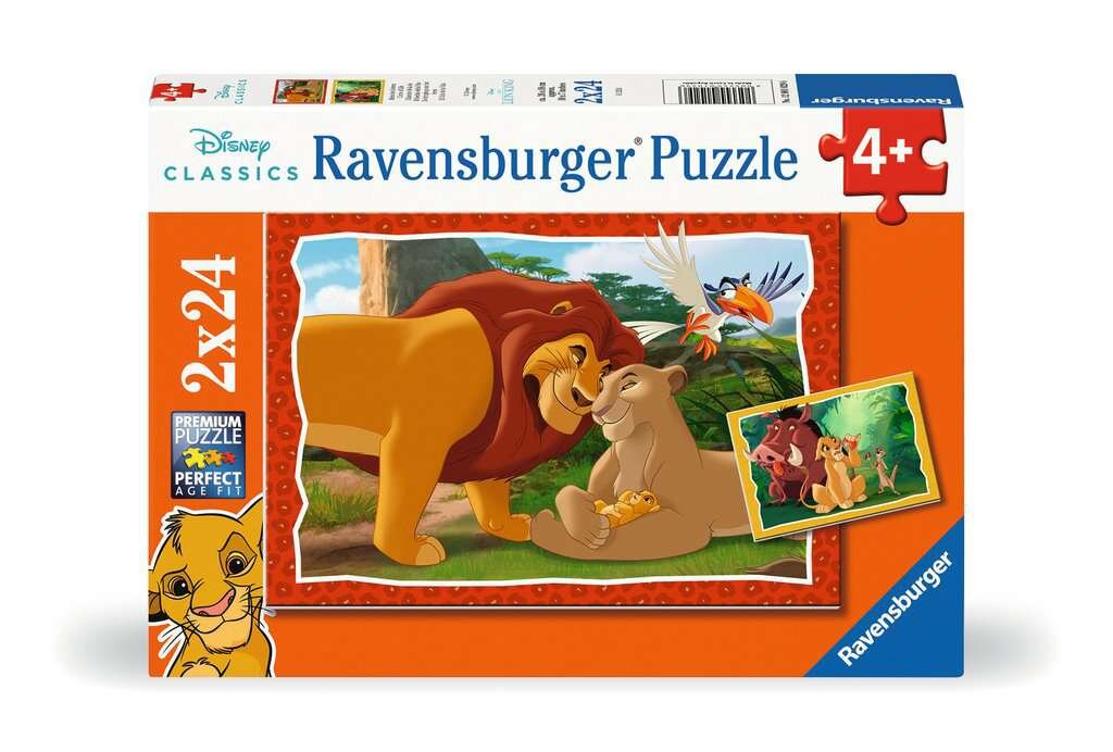 Ravensburger Puzzel - De Leeuwenkoning 2x24 stukjes