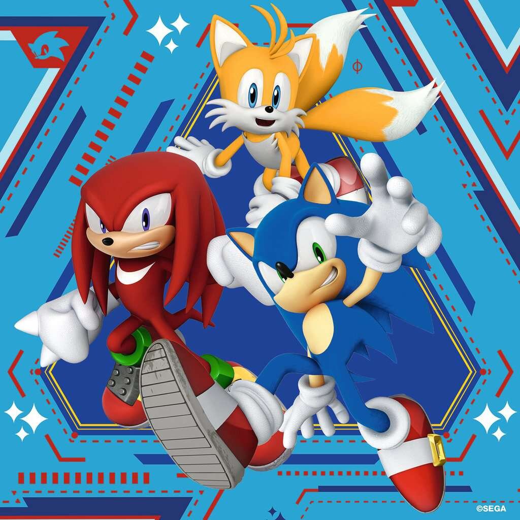 Ravensburger Puzzel - Sonic Core 3x49 stukjes
