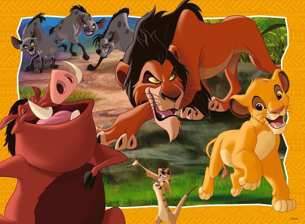 Ravensburger Puzzel - De Leeuwenkoning 200 stukjes