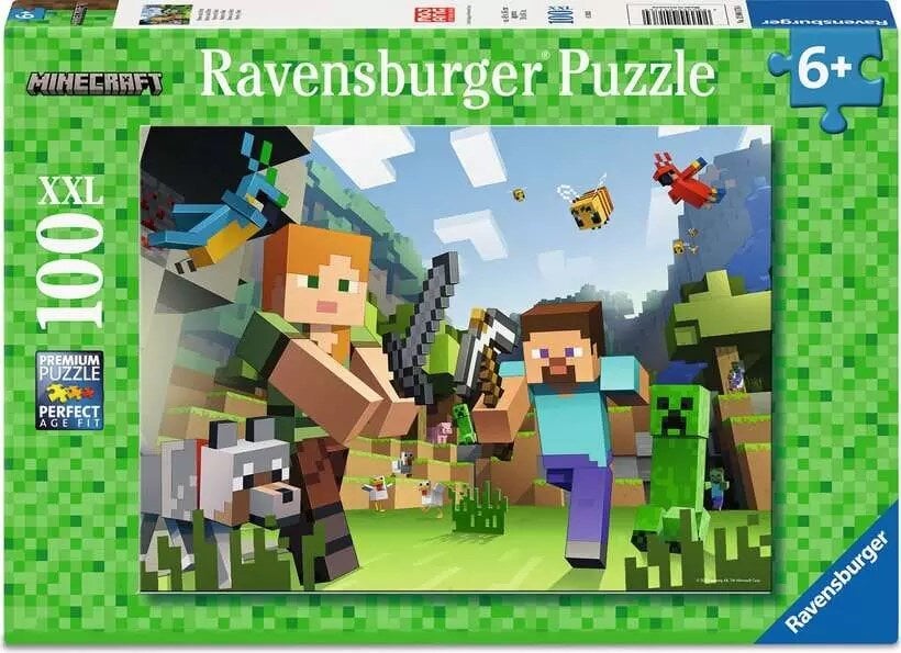 Ravensburger Puzzel - Minecraft 100 stukjes