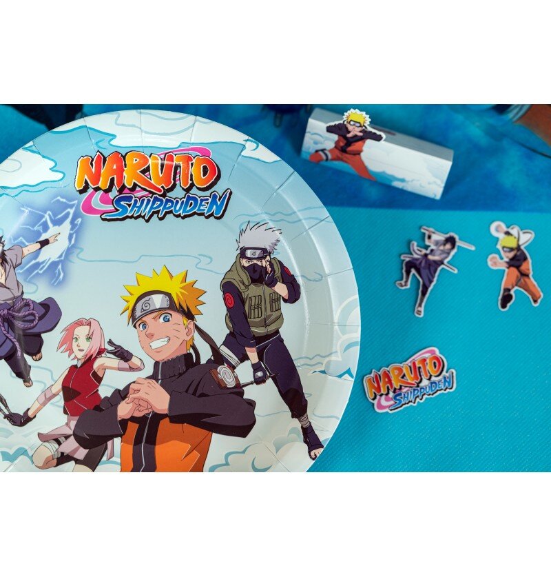 Naruto - Bordjes 8 stuks