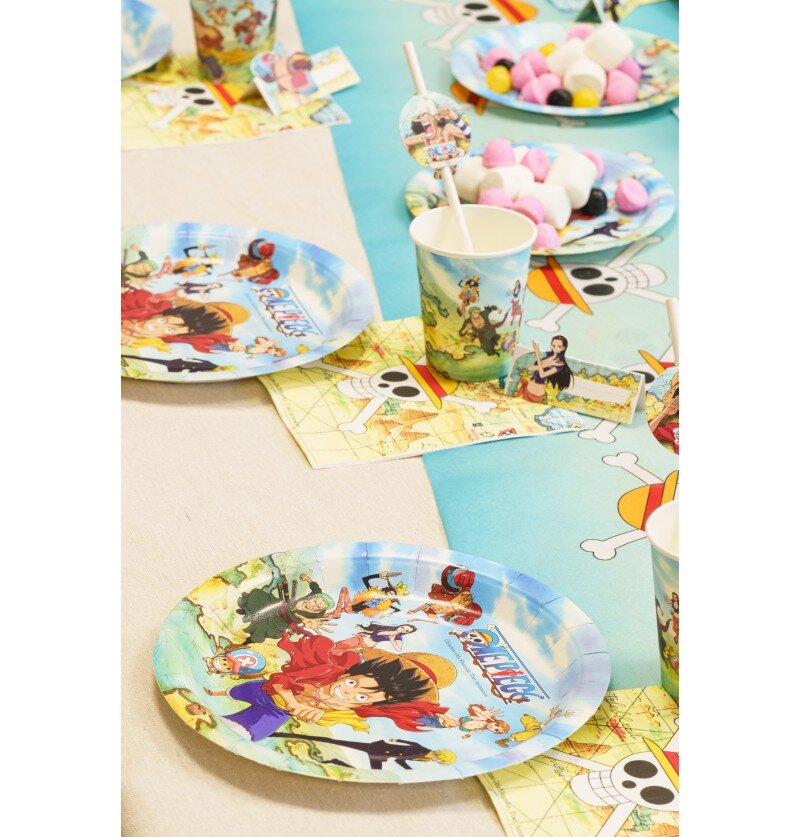 One Piece - Bordjes 8 stuks