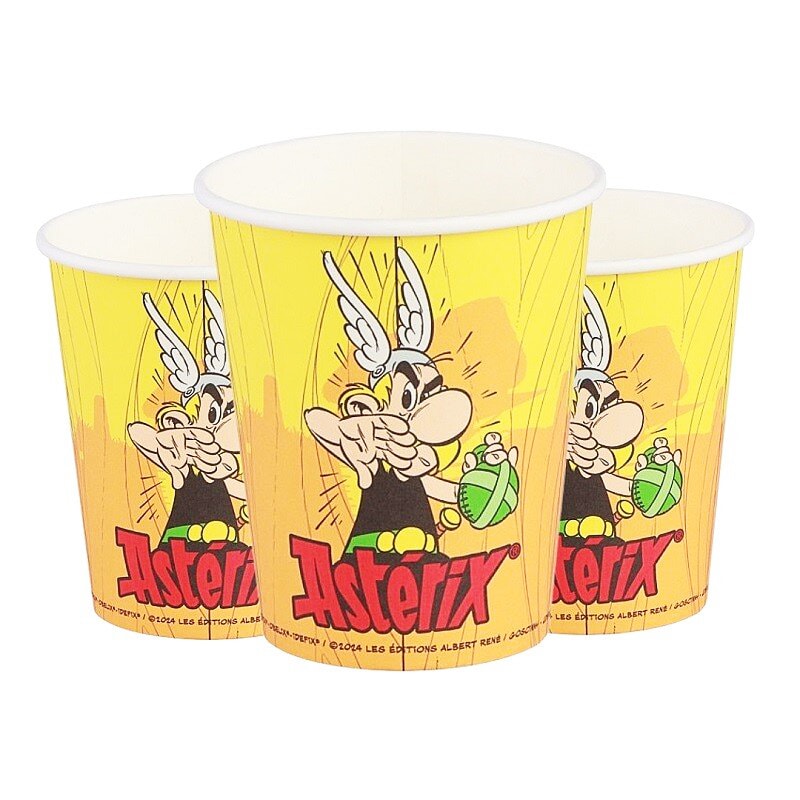 Asterix Bekers 8 stuks