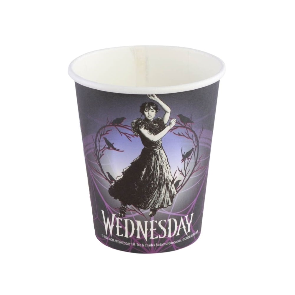 Wednesday - Papieren bekers 8 stuks