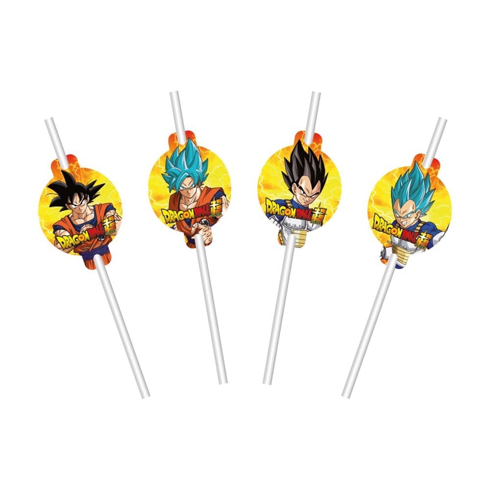 Dragon Ball - Kartonnen rietjes 8 stuks