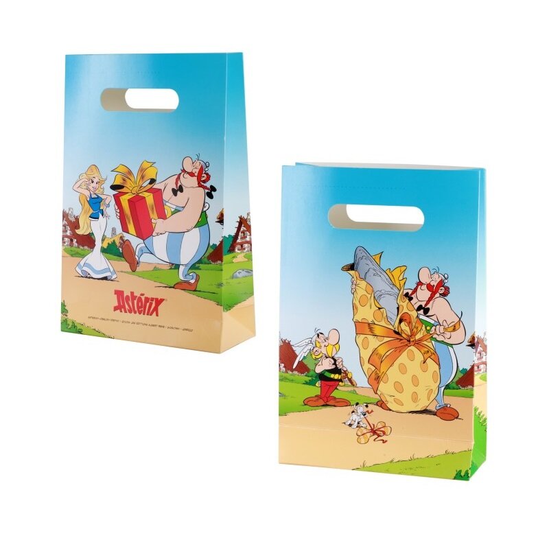 Asterix Uitdeelzakjes van papier 4 stuks