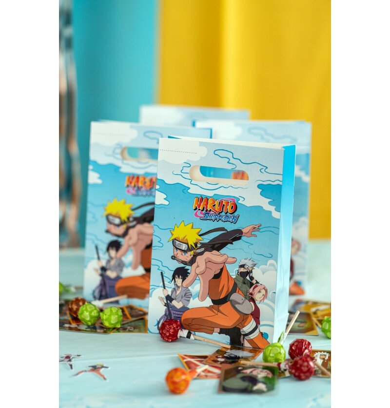 Naruto - Uitdeelzakjes van papier 4 stuks