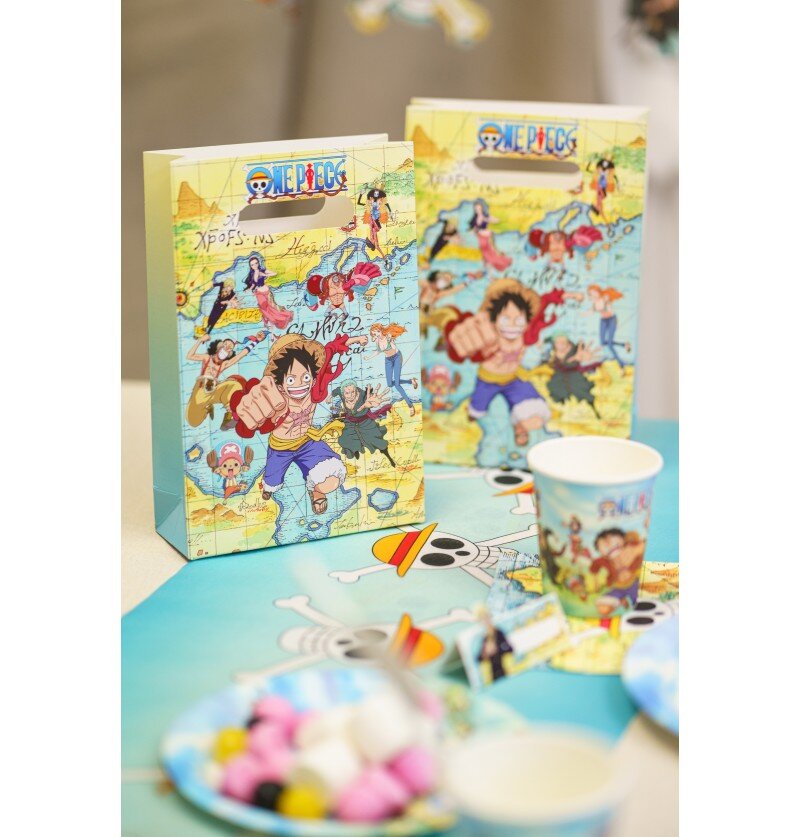 One Piece - Uitdeelzakjes in papier 4 stuks