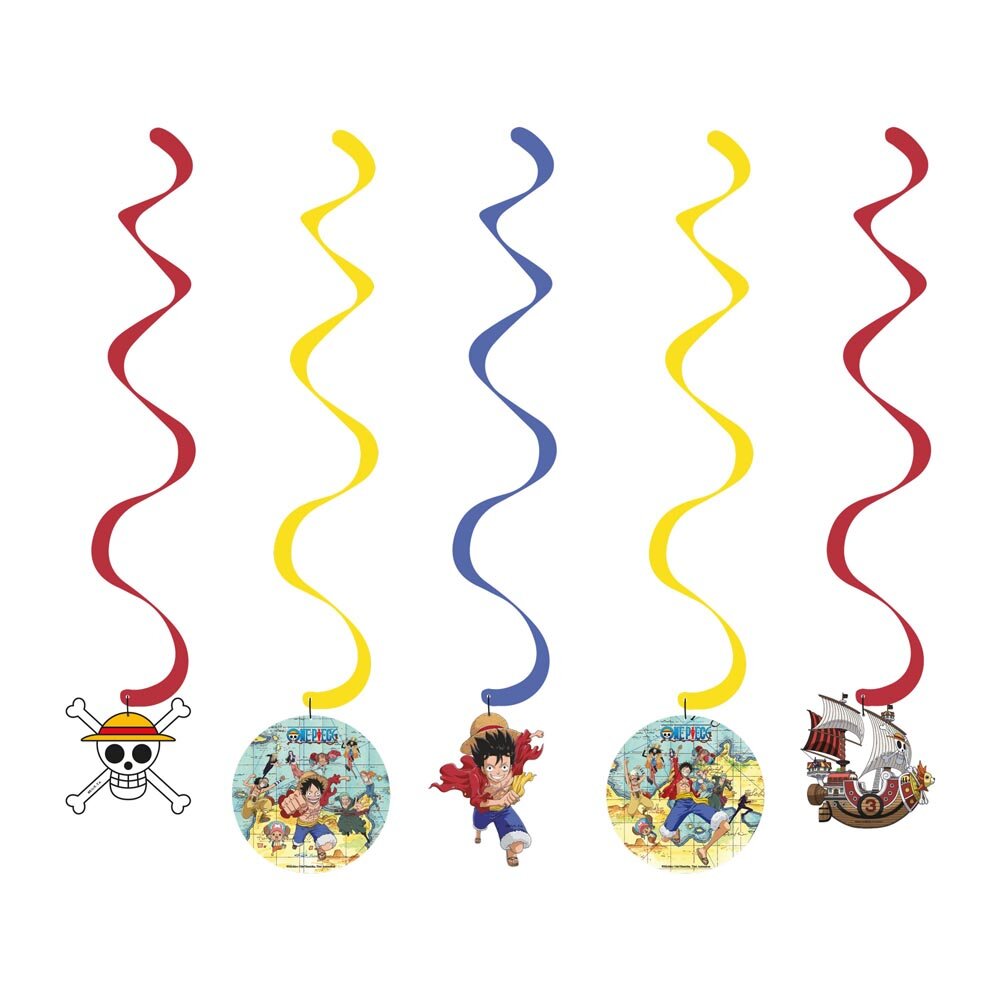 One Piece - Hangdecoratie Whirls 5 stuks