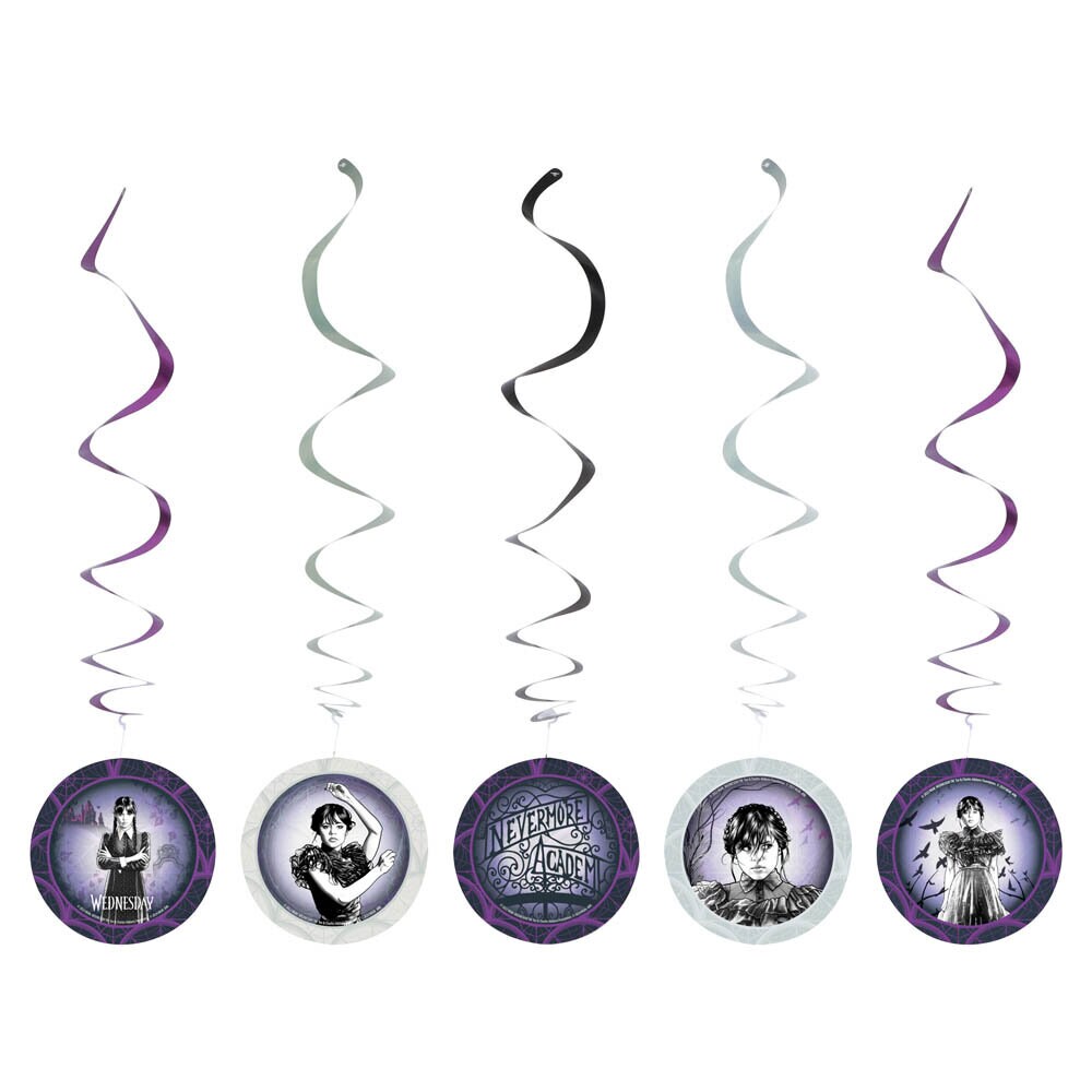 Wednesday - Hangende Swirl Decoraties