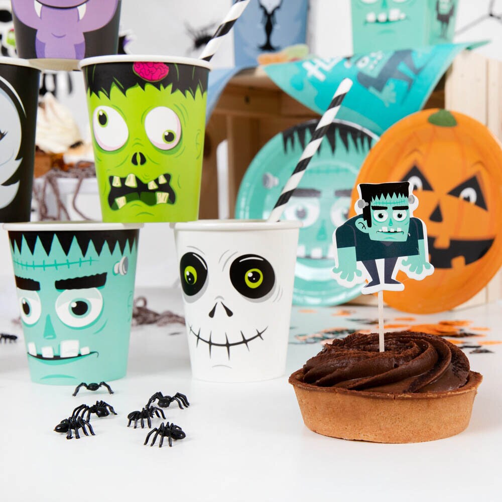 Halloween Monsters Caketoppers 7 stuks