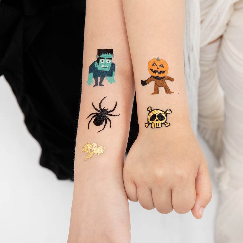 Halloween Monsters Tattoos 19 stuks