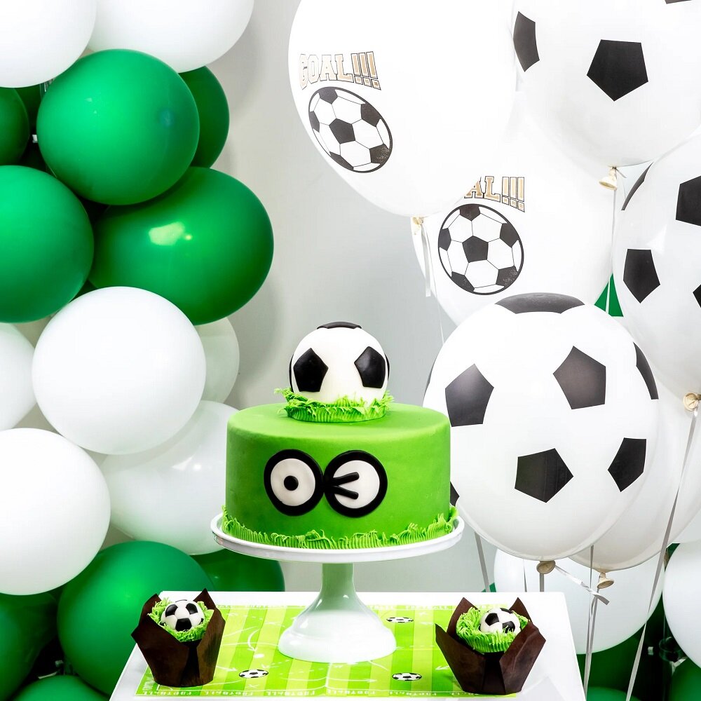 Voetbal Ballonnen Goal 6 stuks