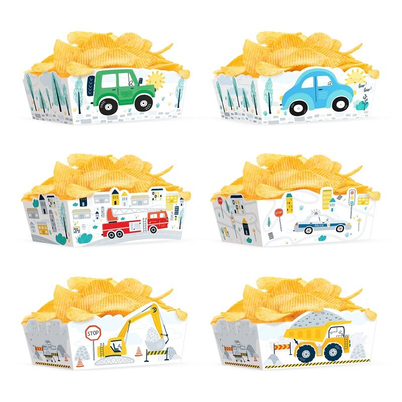 Voertuig Snackbakjes 3-pack