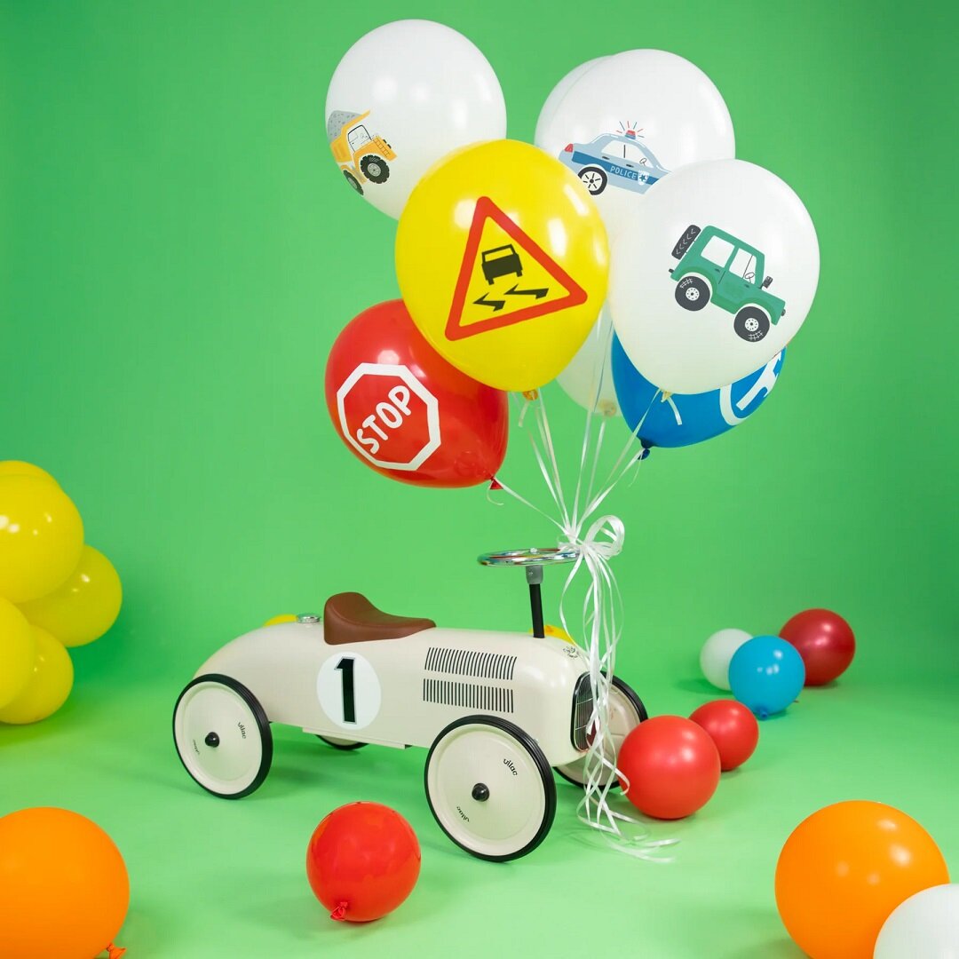 Voertuigen Ballonnen 9-pack