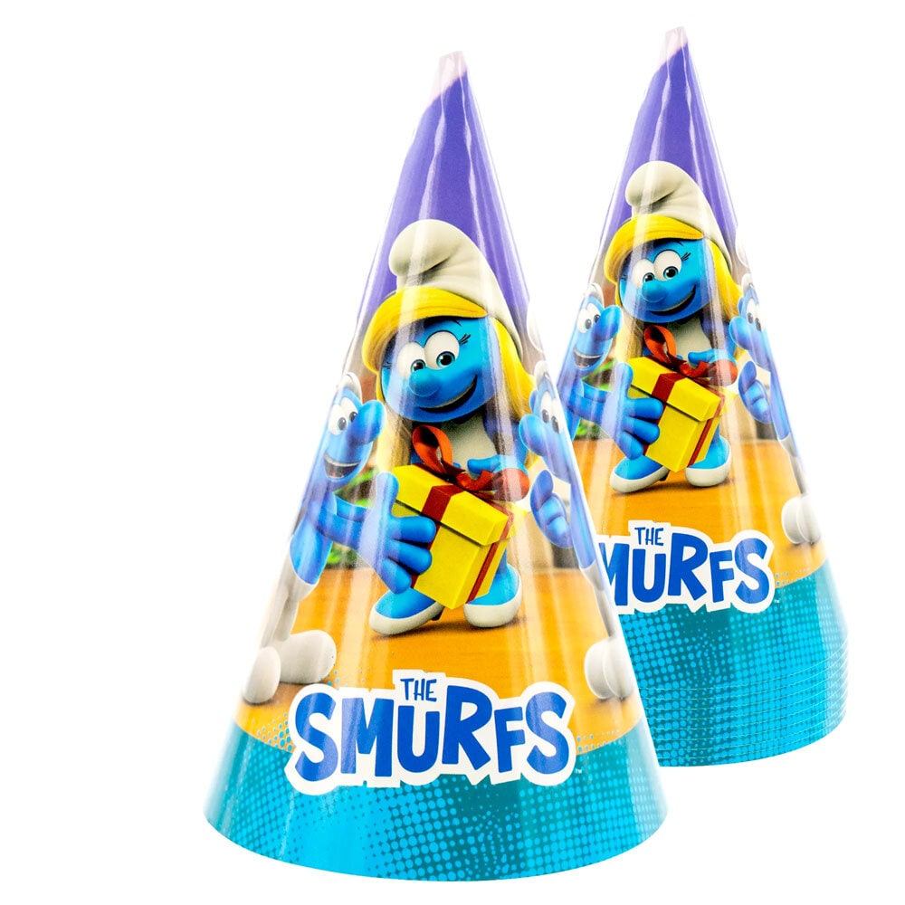 De Smurfen - Feesthoedjes 10 stuks